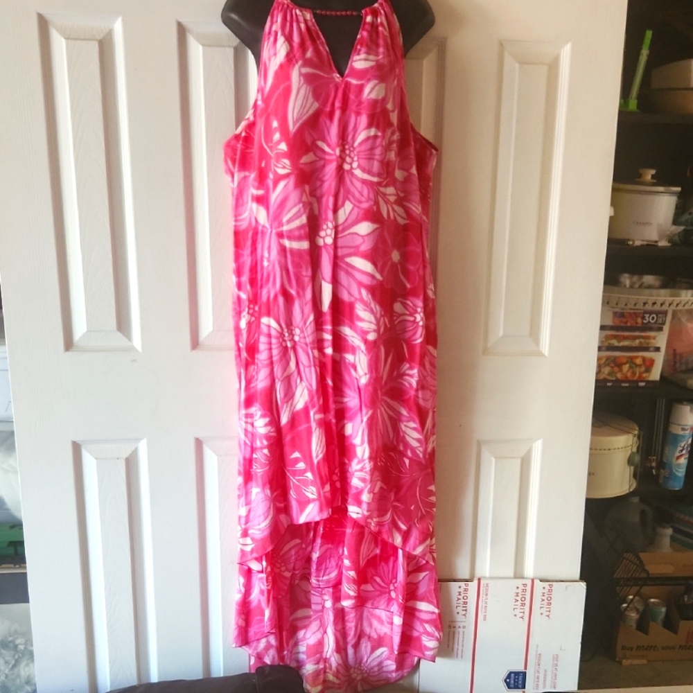Mlle Gabrielle Hot Pink Dress